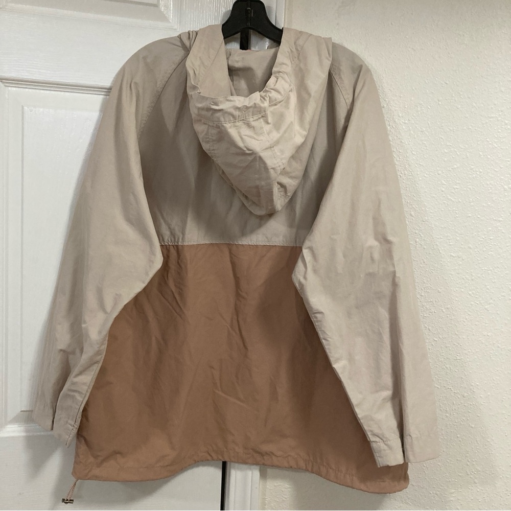 FAHERTY Women Jacket Anorak Hood Lightweight Zip Big pocket Coat Core Sz XL - Picture 2 of 16